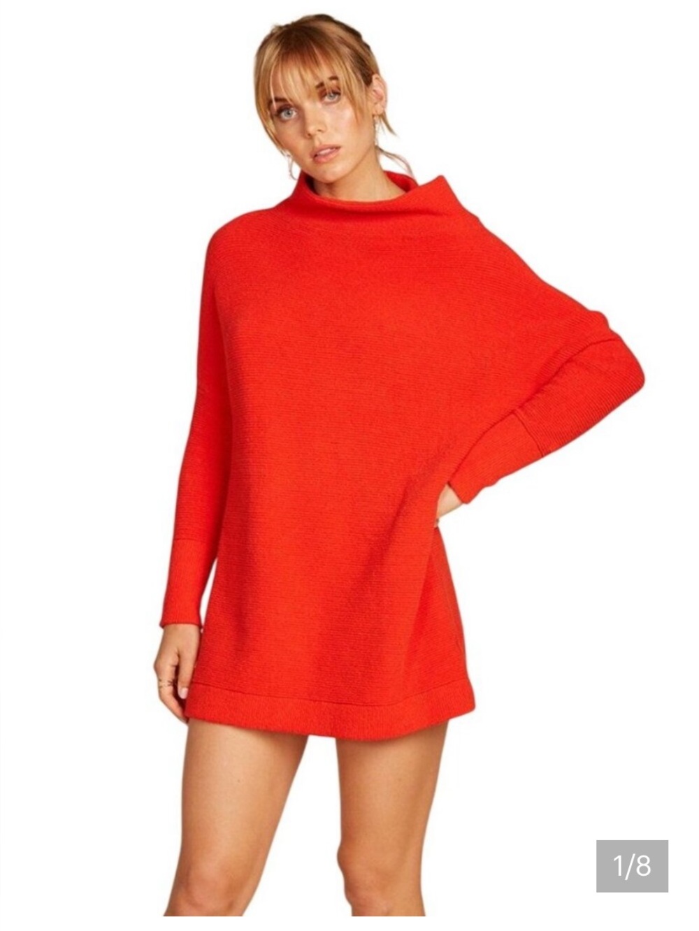 Free People Ottoman Funnel Sweater